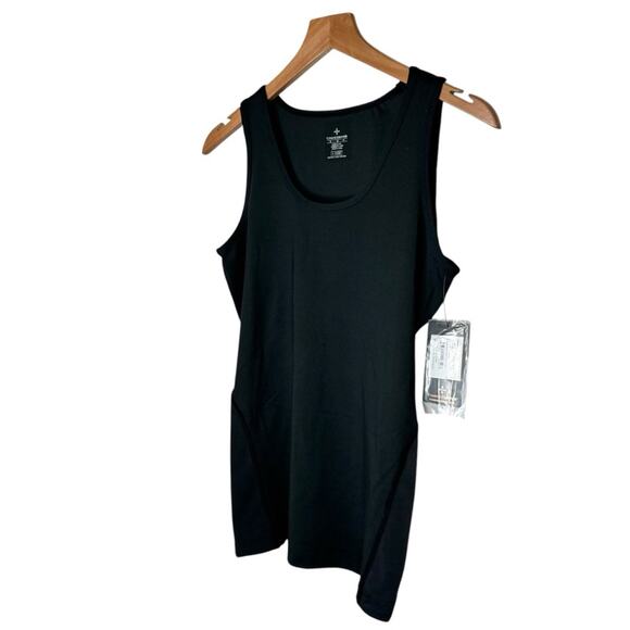 Tommie Copper Lower Back Support Tank Top Moisture Wicking Women’s Medium New - Picture 3 of 8